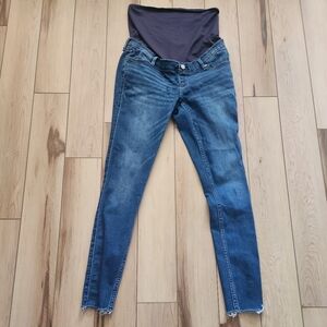 Abercrombie & Fitch Dark Blue Jean Legging Maternity Jeans